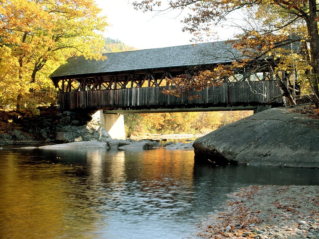 Artist's Bridge, Built 1872, Sunday River, Newry, Maine